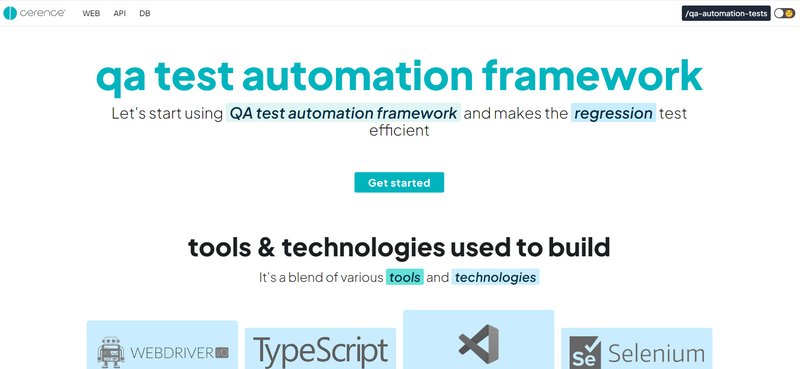 A screenshot of https://gitlab.pages.hosting.net/mix/qa-automation-document/